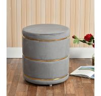 ShadowKart Pouffes Sitting Stool for Living Room-Gray-80x200 cm