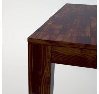 LIZZAWOOD® Sheesham Wood Dining Table-Black-142x244x43 cm