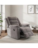 Sierra Velvet Fabric Manual Recliner