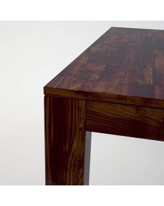 LIZZAWOOD® Sheesham Wood Dining Table-Black-142x244x43 cm